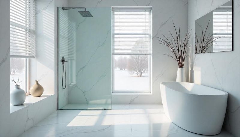 Spa Bathroom with Freestanding Tub